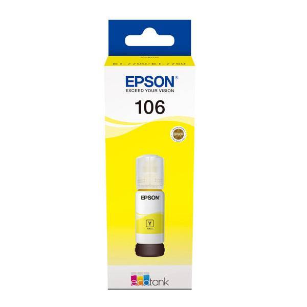originál Epson 106, C13T00R440 yellow cartridge žlutá originální inkoustová náplň pro tiskárnu Epson