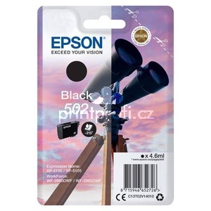 originl Epson 502, C13T02V14010 black cartridge ern originln inkoustov npl pro tiskrnu Epson 502, 502XL, C13T02V64010, C13T02W64010