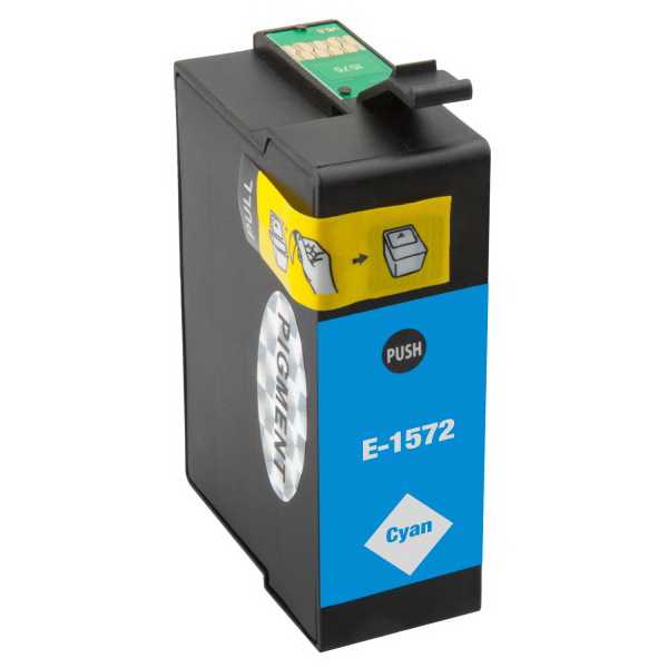 Epson T1572 cyan cartridge modrá azurová kompatibilní inkoustová náplň pro tiskárnu Epson