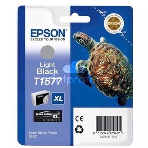 originl Epson T1577 light black cartridge light ern inkoustov npl pro tiskrnu Epson Stylus Photo R3000