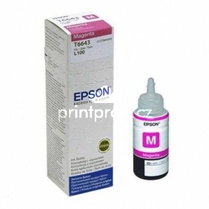 originl Epson T6643 originln erven inkoust (70 ml) pro tiskrnu Epson L365