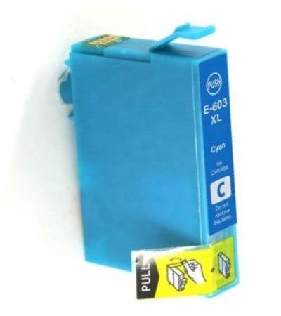 Epson 603 C XL cyan cartridge modrá azurová kompatibilní inkoustová náplň pro tiskárnu Epson