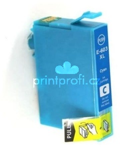 Epson 603 C XL cyan cartridge modrá azurová kompatibilní inkoustová náplň pro tiskárnu Epson