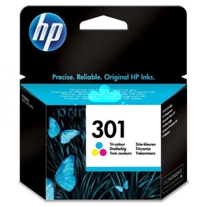 originl HP 301 (CH562EE) color barevn inkoustov cartridge pro tiskrnu HP Deskjet3055 A