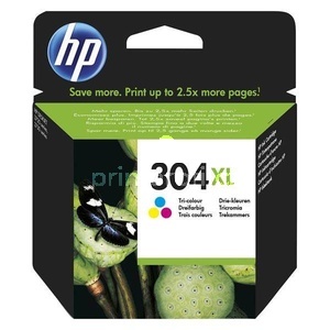 originl HP 304XL (N9K07AE) color barevn inkoustov cartridge pro tiskrnu HP