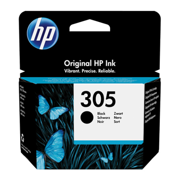 originál HP 305 BK (3YM61AE) black černá originální inkoustová cartridge pro tiskárnu HP