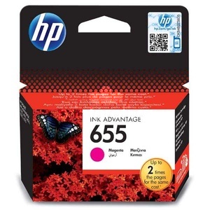 originl HP 655 M (CZ111AE) magenta purpurov erven originln inkoustov cartridge pro tiskrnu HP DeskJet Ink Advantage 4615
