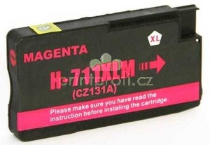 HP 711 (CZ131A) magenta cartridge purpurov erven inkoustov kompatibiln npl pro tiskrnu HP DesignJet T520 24 inch