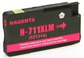 HP 711 (CZ131A) magenta cartridge purpurová červená inkoustová kompatibilní náplň pro tiskárnu HP HP 711