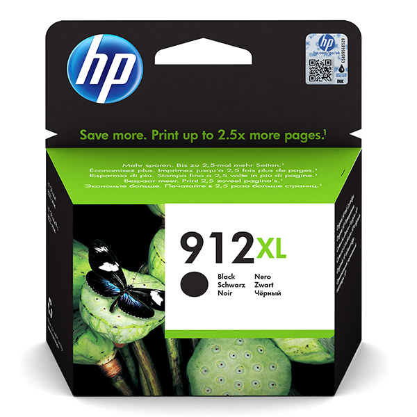 originál HP 912XL BK 3YL81AE black cartridge černá originální inkoustová náplň pro tiskárnu HP
