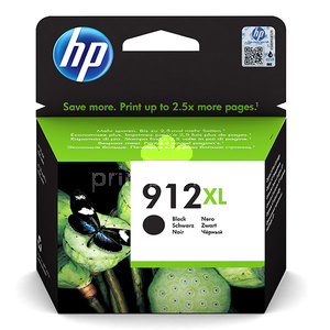originl HP 912XL BK 3YL81AE black cartridge ern originln inkoustov npl pro tiskrnu HP OfficeJet Pro 8025