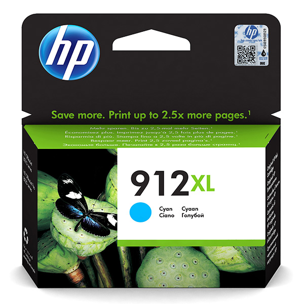 originál HP 912XL C 3YL82AE cyan cartridge modrá originální inkoustová náplň pro tiskárnu HP