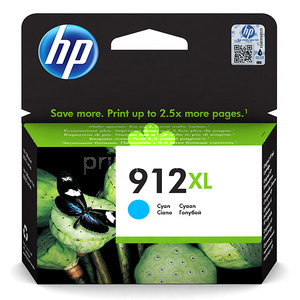 originl HP 912XL C 3YL82AE cyan cartridge modr originln inkoustov npl pro tiskrnu HP