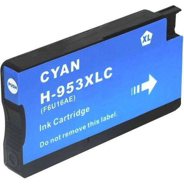 HP 953XLC F6U16AE cyan modrá cartridge kompatibilní inkoustová náplň pro tiskárnu HP