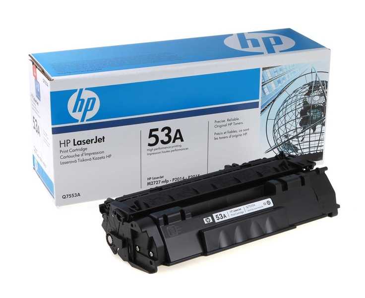 originál HP 53A, HP Q7553A (3000 stran) černý originální toner pro tiskárnu HP