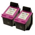 2x HP 300XL color (CC644EE) inkoustová kompatibilní barevná cartridge pro tiskárnu HP Photosmart C4785