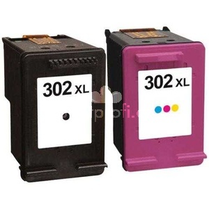 HP 302XL BK a Color (F6U68AE-F6U67AE) black color ern a barevn cartridge kompatibiln inkoustov npl pro tiskrnu HP DeskJet2132
