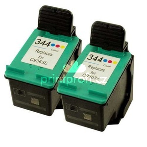2x HP 344 (C9363EE) color barevn cartridge kompatibiln inkoustov npl pro tiskrnu HP Photosmart 2600