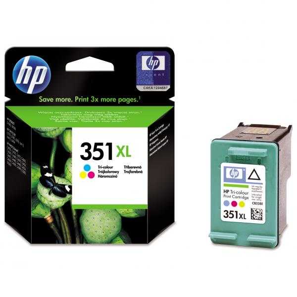 originál HP 351XL (CB338EE) color barevná cartridge originální inkoustová náplň pro tiskárnu HP