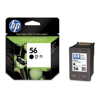 originál HP56 (C6656AE) black cartridge černá originální inkoustová náplň pro tiskárnu HP