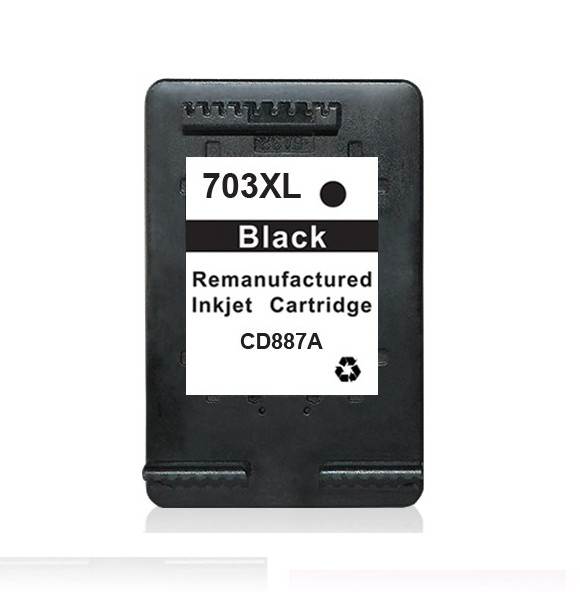 HP 703 (CD887AE) black černá cartridge kompatibilní inkoustová náplň pro tiskárnu HP