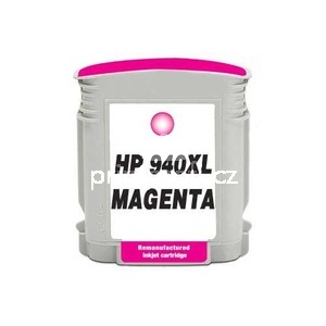 HP 940XL (C4908AE) magenta purpurov erven kompatibiln inkoustov cartridge pro tiskrnu HP