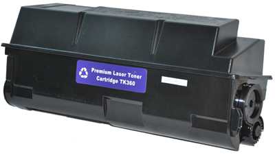 4x toner Kyocera TK-360 black černý kompatibilní toner pro tiskárnu Kyocera