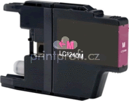 Brother LC-1240M magenta purpurová červená kompatibilní inkoustová cartridge pro tiskárnu Brother