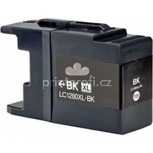4x Brother LC-1280XLBK black ern kompatibiln inkoustov cartridge pro tiskrnu Brother MFCJ6910DW