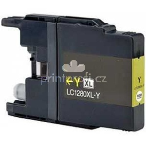 Brother LC-1280XLY yellow lut kompatibiln inkoustov cartridge pro tiskrnu Brother