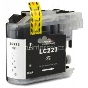 Brother LC-223BK black ern kompatibiln inkoustov cartridge pro tiskrnu Brother DCPJ4120DW