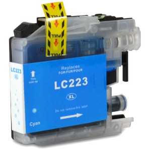 Brother LC-223C cyan azurová modrá kompatibilní inkoustová cartridge pro tiskárnu Brother