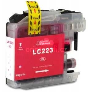 Brother LC-223M magenta purpurov erven kompatibiln inkoustov cartridge pro tiskrnu Brother MFCJ5720DW