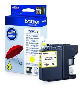 originl Brother LC-525XLY yellow lut originln inkoustov cartridge pro tiskrnu Brother Brother LC-529/LC-525