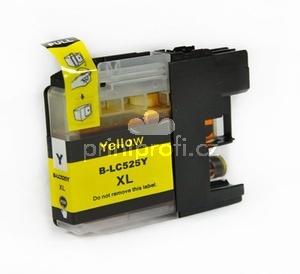 Brother LC-525XLY yellow lut kompatibiln inkoustov cartridge pro tiskrnu Brother DCPJ105
