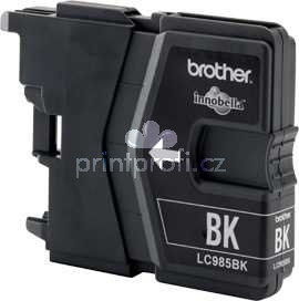 originl Brother LC985bk black cartridge ern originln inkoustov npl pro tiskrnu Brother DCPJ140W