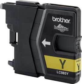 originál Brother LC985y yellow cartridge žlutá originální inkoustová náplň pro tiskárnu Brother