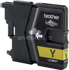 originl Brother LC985y yellow cartridge lut originln inkoustov npl pro tiskrnu Brother MFCJ265W