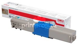 originl OKI 44973535 (C301) cyan modr azurov originln toner pro tiskrnu OKI MC342dnw