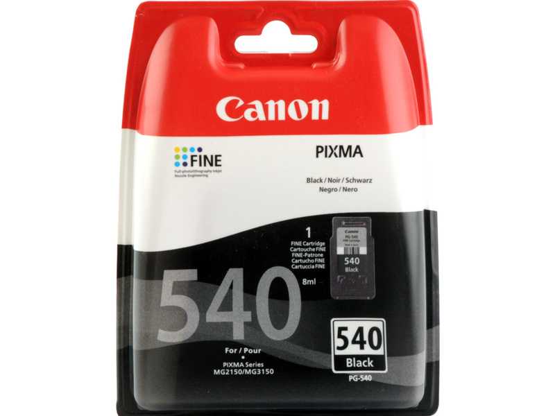 originál Canon PG-540 black cartridge černá originální inkoustová náplň pro tiskárnu Canon