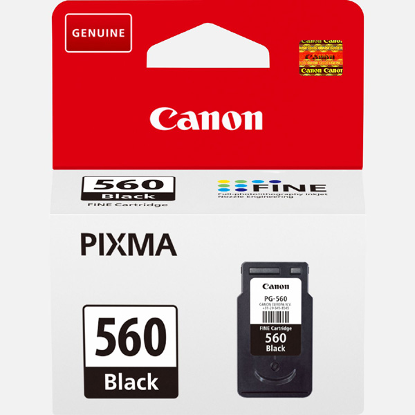 originál Canon PG-560 black cartridge černá originální inkoustová náplň pro tiskárnu Canon