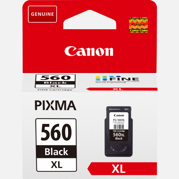 originál Canon PG-560XL black cartridge černá originální inkoustová náplň pro tiskárnu Canon