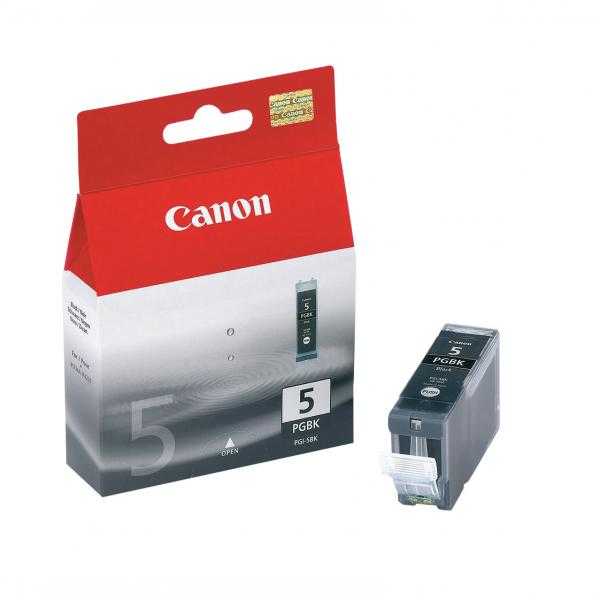 originál Canon PGI-5Bk black cartridge černá s čipem originální inkoustová náplň pro tiskárnu Canon