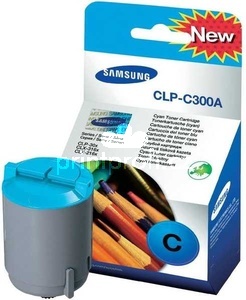 Samsung CLP-C300A cyan modr azurov kompatibiln toner pro tiskrnu Samsung Samsung CLP-K300A