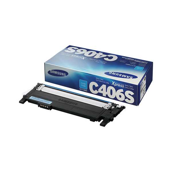 originál Samsung CLT-C406S cyan modrý azurový originálni toner pro tiskárnu Samsung