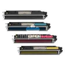 sada HP 126A - (HP CE310A, CE311A, CE312A, CE313A) - 4x kompatibiln tonery pro tiskrnu HP Color LaserJet Pro CP1027nw