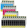 30 inkoustových kazet kompatibilních s Epson T0715 (T0711-T0714) - kompatibilní cartridge pro tiskárnu Epson T0711/T0715