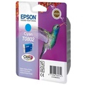 originál Epson T0802 cyan cartridge modrá azurová originální inkoustová náplň pro tiskárnu Epson T0801/T0807