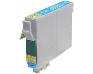Epson T0805 cyan foto cartridge světle modrá azurová kompatibilní inkoustová náplň pro tiskárnu Epson
