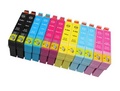 2x sada Epson T0807 (T0801, T0802, T0803, T0804, T0805, T0806) kompatibilní cartridge, inkoust pro tiskárnu Epson Stylus Photo R360